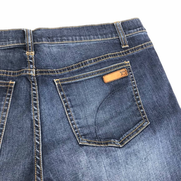 Joe’s Jeans Cutoff Shorts Frayed Dark Wash Stretch - Picture 5 of 7